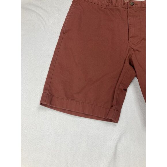 J Crew Red Gramercy Flat Front Chino Canvas Short Mens 36 - Picture 6 of 10